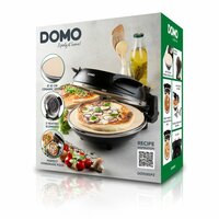 DOMO Pizzaofen &bdquo;My Express Pizza&ldquo; &ndash; Keramikstein &ndash; DO9285PZ