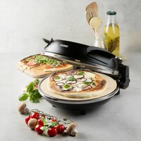 DOMO Pizzaofen &bdquo;My Express Pizza&ldquo; &ndash; Keramikstein &ndash; DO9285PZ