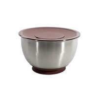Point-Virgule Edelstahl-R&uuml;hrsch&uuml;ssel mit Saugfu&szlig; &amp; Deckel 4,7L