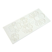 ScrapCooking Silikon-Dekormatte Blumen 28,3x13cm