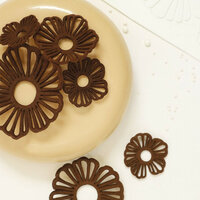 ScrapCooking Silikon-Dekormatte Blumen 28,3x13cm