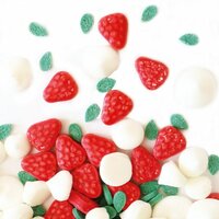 ScrapCooking decoratiemix aardbei, meringue &amp; blaadjes