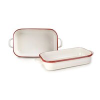 IBILI Vintage Bordeaux braadslede met handgrepen 32x22cm