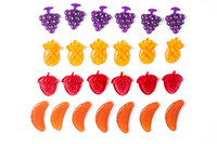 IBILI silicone animal &amp; fruit gummy moulds set/2