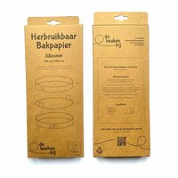 De KeukenBij Silicone Reusable Baking Paper Round &Oslash;26 cm