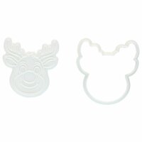 Wilton Koekjesuitsteker met Stempel Rendier 7,5cm