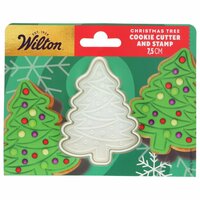 Wilton Christmas Tree Cookie Cutter with Stamp 7.5 cm