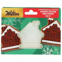 Wilton Lebkuchenhaus Keksausstecher mit Stempel 7,5 cm