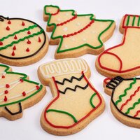 PME Christmas Writing Icing 4 kleuren