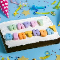 PME Marshmallow Happy Birthday Letters 13 stuks
