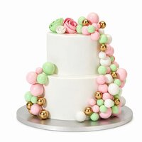 Simply Making Decoratieballen Pastelroze Groen &amp; Goud 32 stuks