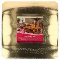 FunCakes Gebaksdoos Goud Langwerpig 32x6x6 cm 10 stuks
