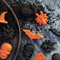 Siliconen Halloween Chocolade- en Snoepvorm &ndash; Spin, Pompoen &amp; Doodskop