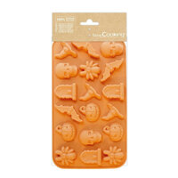 Siliconen Halloween Chocolade- en Snoepvorm &ndash; Spin, Pompoen &amp; Doodskop