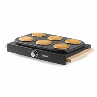 DOMO Pannenkoekenplaat - houten design - 6 P