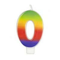 Wilton Rainbow Candle 0