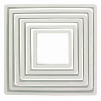 PME Viereckigen Plastikausstecher Set/6