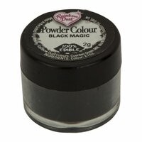 Rainbow Dust Powder Colour Black - Black Magic