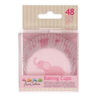 FunCakes Caissettes &agrave; Cupcakes B&eacute;b&eacute; fille pcs/48