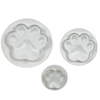 PME Paw Plunger Cutter Set/3