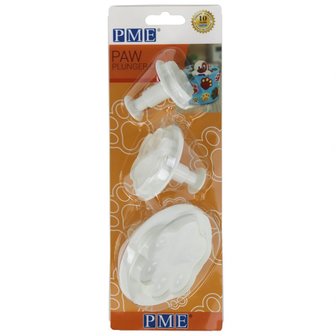 PME Paw Plunger Cutter Set/3