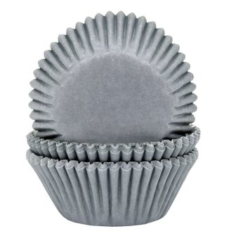 House of Marie Baking Cups Grey pk/50