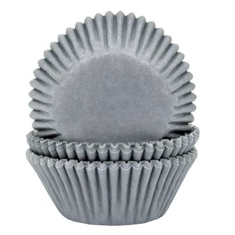  House of Marie Caissettes &agrave; Cupcakes Gris pcs/50