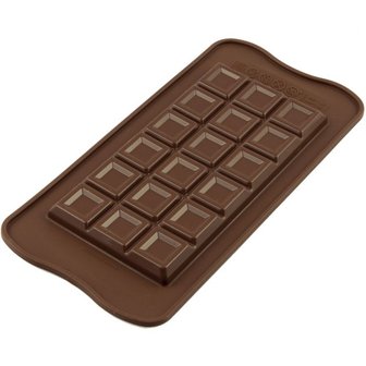 Silikomart Moule &agrave; Chocolat Barres de Chocolat 