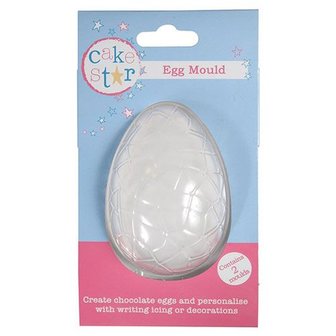 Cake Star Mould Cracked Half Egg Small set/2