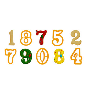 Decora Cookie Cutters Giant Numbers Set/9