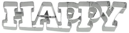 Birkmann Cookie Cutter Lettering &quot;Happy&quot; 16cm