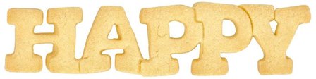 Birkmann Cookie Cutter Lettering &quot;Happy&quot; 16cm