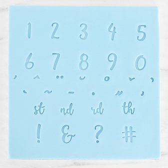 PME Fun Fonts Numerals &amp; Special Characters