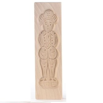 Wooden Speculaas Cookie Mold Man 20,5x5,5cm