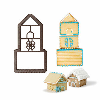 Decora 3D House Plastic Cookie Cutter