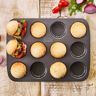 Birkmann Mini Hamburger Buns Baking Mold 29 x 21.9 cm