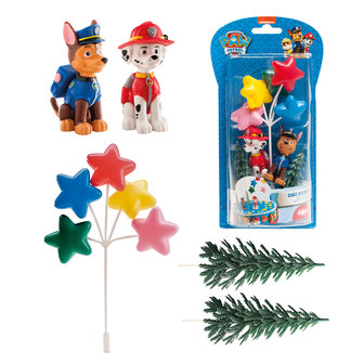  Dekora Paw Patrol Taartdecoratie Set