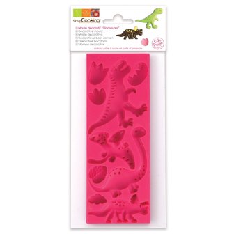 Scrapcooking Silicone Mould Sugar Paste Dinosaur