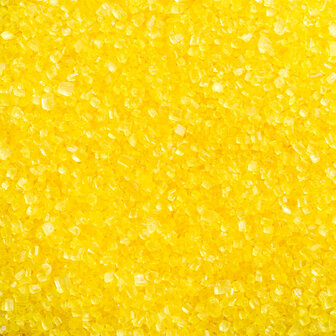 Decora Glittered Sugar Yellow 100g