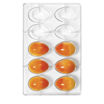 Decora Egg Chocolat Mold 30g, 10 Cavities 60 x 42mm