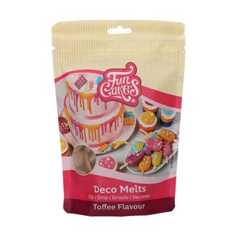  FunCakes Deco Melts Toffeesmaak 250g T.H.T. 31-12-23