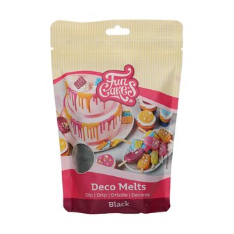 FunCakes Deco Melts Zwart 250g