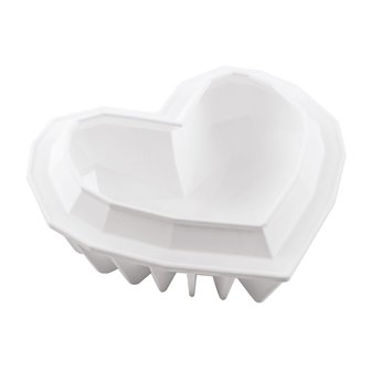 Silikomart Mould Amore Origami Geometric Heart Large