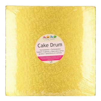 FunCakes Cake Drum Vierkant 30,5 cm Goud