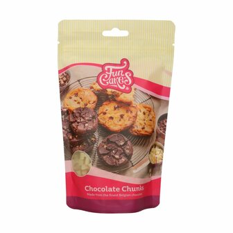 FunCakes Chocolade Chunks Wit 350g