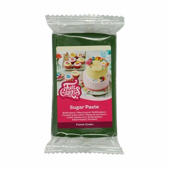 FunCakes Sugar Paste Forest Green 250 g