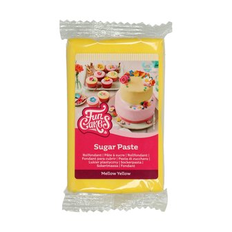 FunCakes Sugar Paste Mellow Yellow 250g