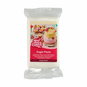 FunCakes Sugar Paste Bright White 250g