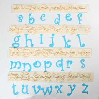 FMM Funky Alphabet Tappits Lower Case