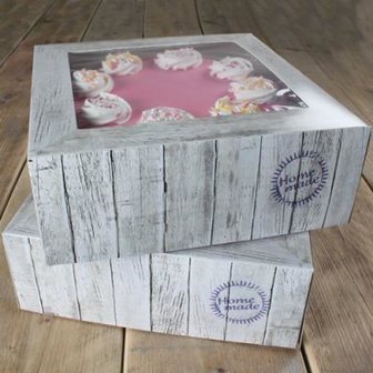 FunCakes Cake Box Pure 32x32x11,5cm pk/2